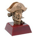 Pirate/Buccaneer, Antique Gold, Resin Sculpture - 4"